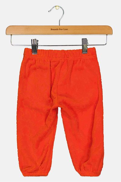 DSquared2 Toddlers Girl Textured Pull On Pants, Orange
