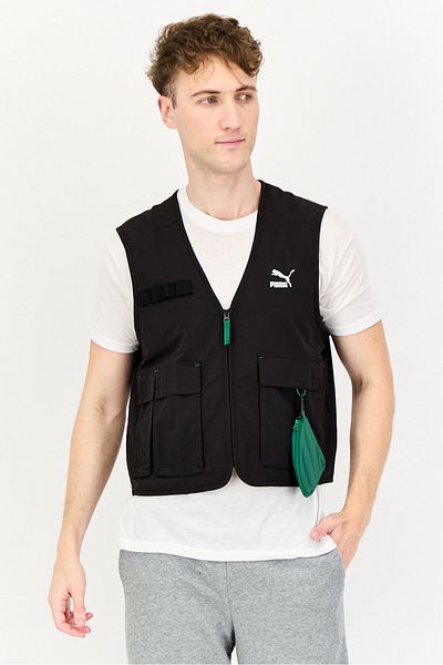 Puma Men Sportswear Fit Sleeveless Training Vest, Black
