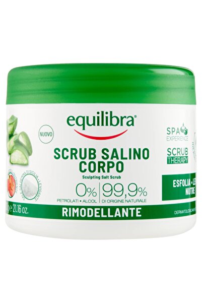 Equilibra Scrub Salino Remodelant - Exfoliant pentru corp, Equilibra, 600 g