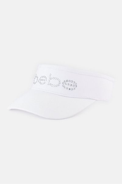 Bebe Women Brand Logo Cap, White