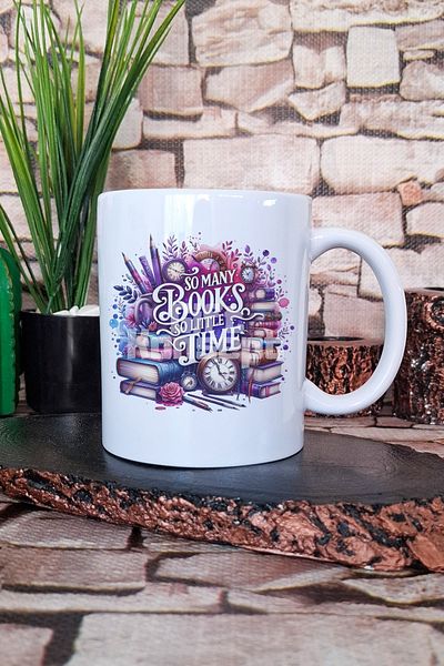giftkonsept Book Lover Word Art Printed Book Time Word Art Gift Printed Mug Cup