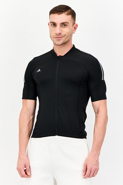 adidas Men Sportswear Fit Short Sleeve Outdoor T-Shirt, Black