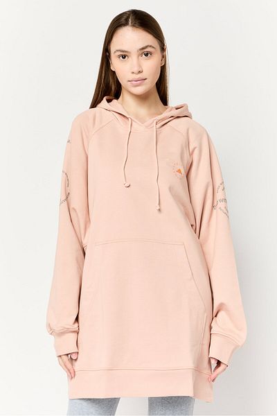 adidas Adidas by Stella McCartney Women Sportswear Fit Long Sleeve Outdoor Hoodie, Peach