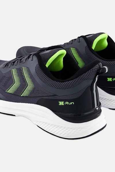 RBX Men Lace Up Running Shoes, Dark Grey