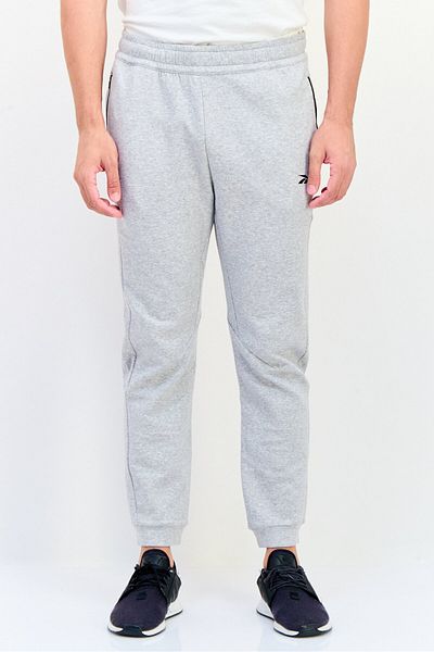 Reebok Men Sportswear Fit Running Sweatpants, Light Grey