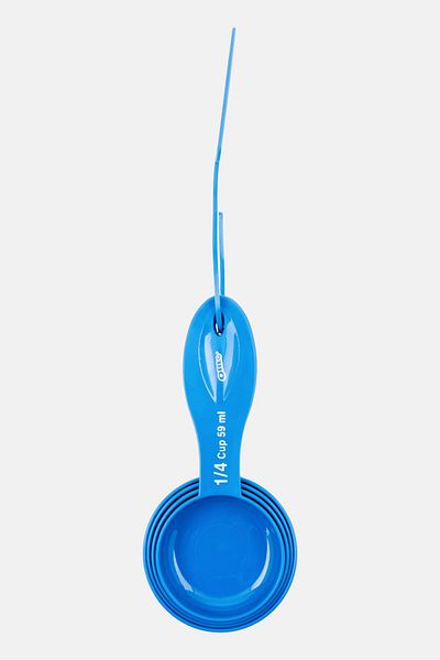 Oreo 4 Piece Plastic Measuring Cups, Blue