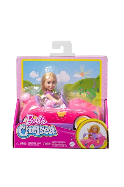 Barbie HXN05 Chelseanin Ayıcık Temalı Arabası