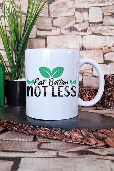 giftkonsept Eat Everything Vegan Gift Printed Tea Coffee Presentation Mug Cup