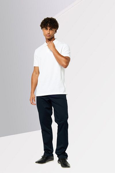 Tommy Hilfiger Men Straight Leg Solid Chino Pants, Navy