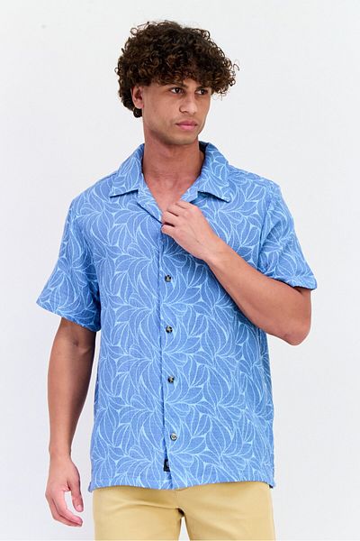 Vince Camuto Men Regular Fit Floral Print Print Short Sleeves Casual Shirt, Multicolor