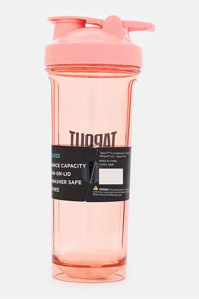 Tapout Fitness Shaker Bottle 800ml, Light Pink