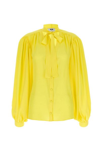 MSGM Msgm Bow Shirt
