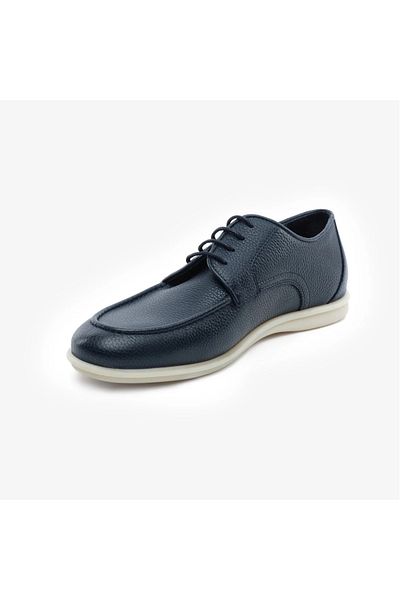 Greyder 18300 Midnight Blue Genuine Leather Men's Oxford Shoes