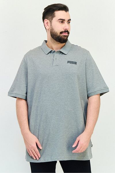 Puma Men Sportswear Fit Short Sleeve Outdoor Polo Shirt, Grey