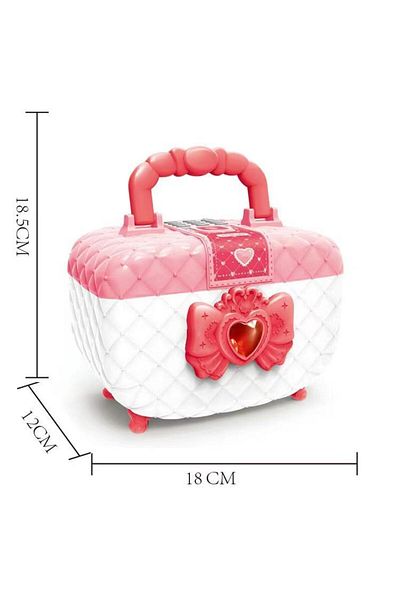 Dexia Children's piggy bank with password, bag type, with handle, for banknotes and coins, pink