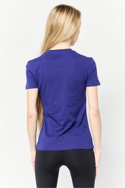adidas Women Slim Fit Short Sleeve Training T-shirts, Purple