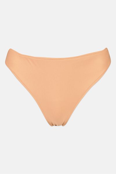 aerie Women Solid Bikini Bottom, Peach