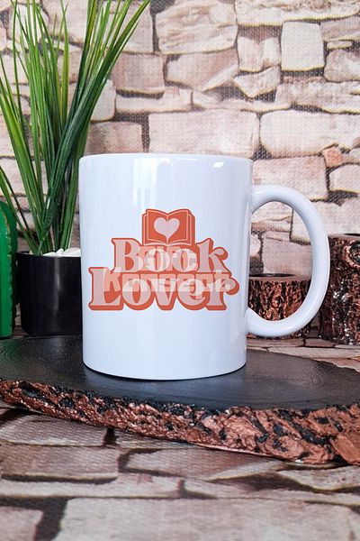 giftkonsept Book Lover Classic Written Book Lover Gift Printed Tea Coffee Presentation Mug Cup