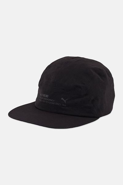 Puma Men FWD 5 Panel Brand Logo Drawstring Closure Cap, Black