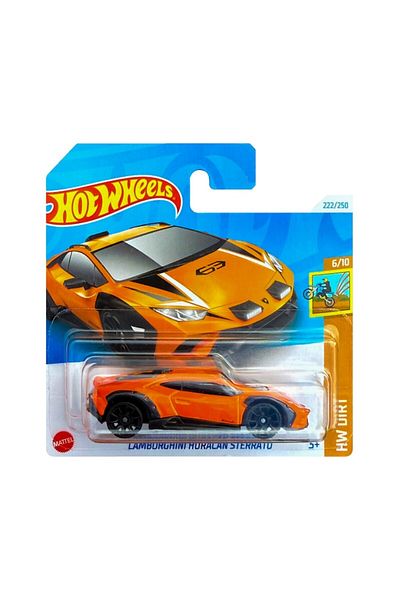 HOT WHEELS Masinuta Metalica Hot Wheels, Lamborghini Huracan Sterrato, Portocaliu, 1:64