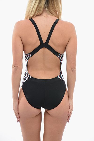 Nike Swim Double Patterned One-Piece Swimsuit