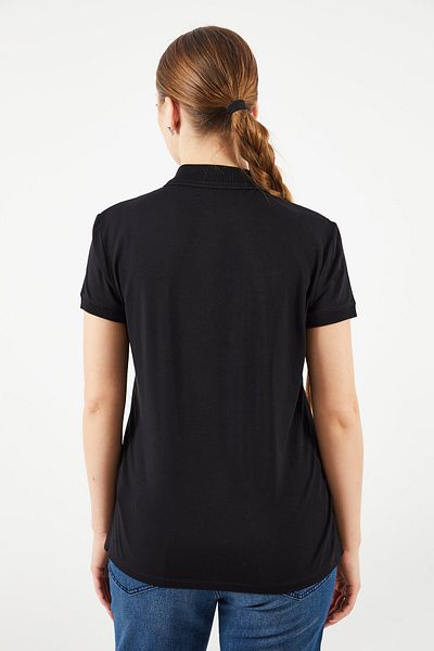 Scuderia Ferrari Women Sportswear Fit Short Sleeve Outdoor Top, Black