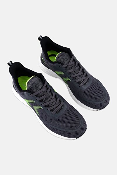RBX Men Lace Up Running Shoes, Dark Grey