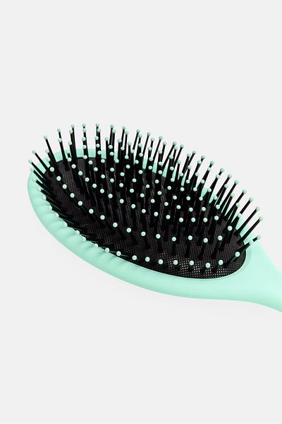 Ruby & Millie Soft Touch Detangling Oval Hair Brush, Mint Green