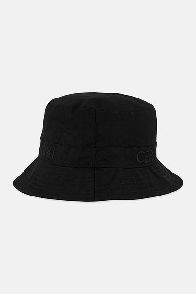 Cerruti 1881 Men Embroidered Logo Bucket Cap, Black