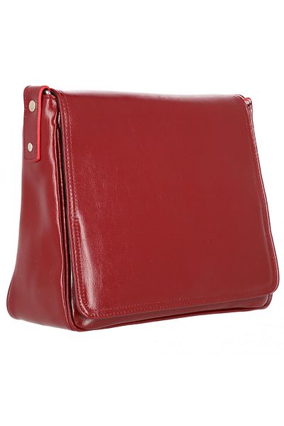 Magazinul de genti Women's genuine leather bag, model 137, Bordeaux