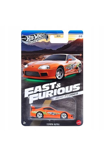 HOT WHEELS Masinuta metalica Hot Wheels, Toyota Supra, Brian O'Conner Fast and Furious, JBY30, Silver Series 20