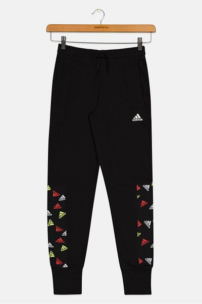 adidas Kids Girl Sportswear Fit Outdoor Sweatpants, Black