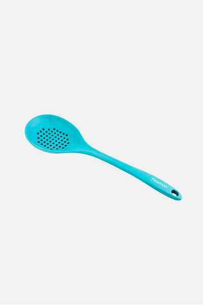 Fissman Lucretia Silicone Slotted Spoon, Blue