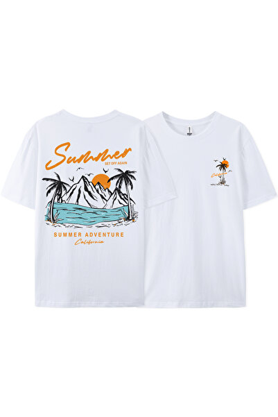 StartMore مجموعة Y2k Vintage T-shirt Tee Summer Again Adventure California