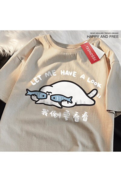 StartMore تي شيرت Y2k Vintage دعنا نرى قطة ممتعة