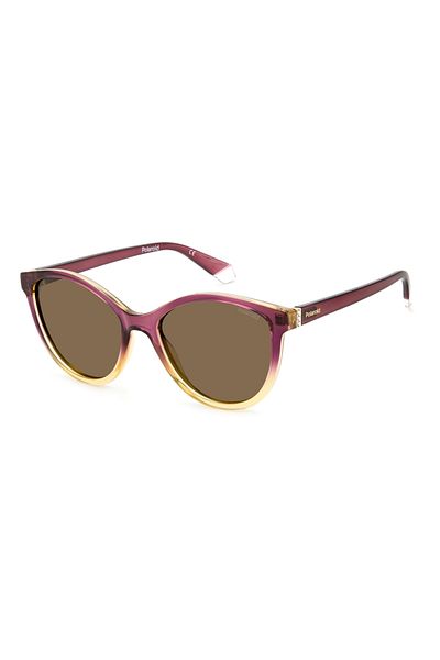 Polaroid Polaroid sunglasses PLD 4133/S/X S2N 55 18 145 WOMAN,Round with Brown Polarized lenses