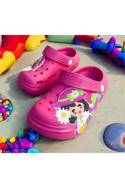 Hızlı Al Girl's & Baby Cros Sandals Slippers.Garden Beach Pool Daily Girl's Cros Slippers