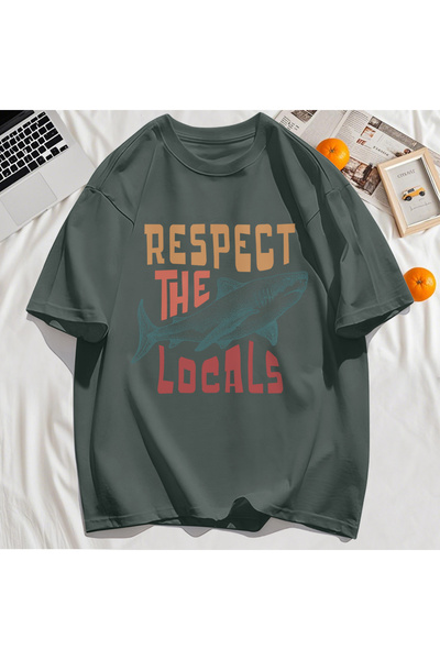 StartMore Y2K Vintage T-Shirt Tee Vintage Locals Sharks Homage Print