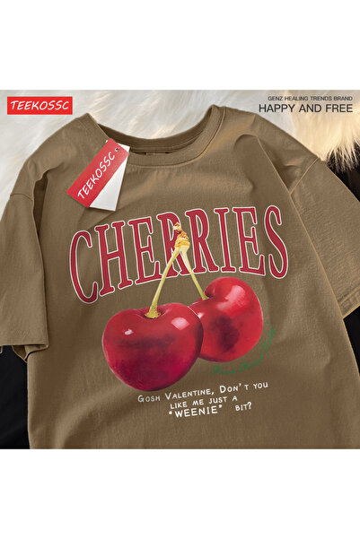 StartMore Y2K Vintage T-Shirt Tee Cherry Fashion Fruit