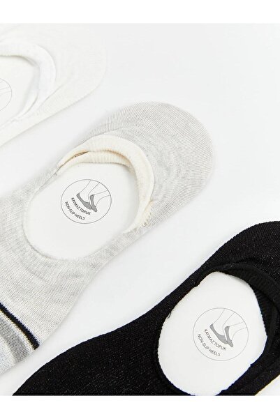 LC Waikiki Lcw Dream Patterned Women's Ballerina Socks 3-Piece (S5)