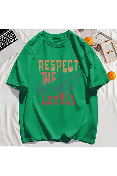 StartMore Y2K Vintage T-Shirt Tee Vintage Locals Sharks Homage Print