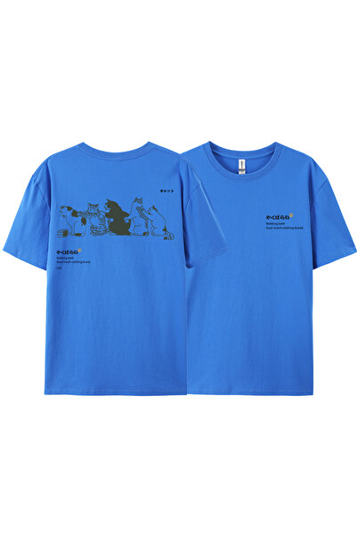 StartMore Y2K Vintage T-Shirt Tee Japan Harajuku Tail Cat Fun Print
