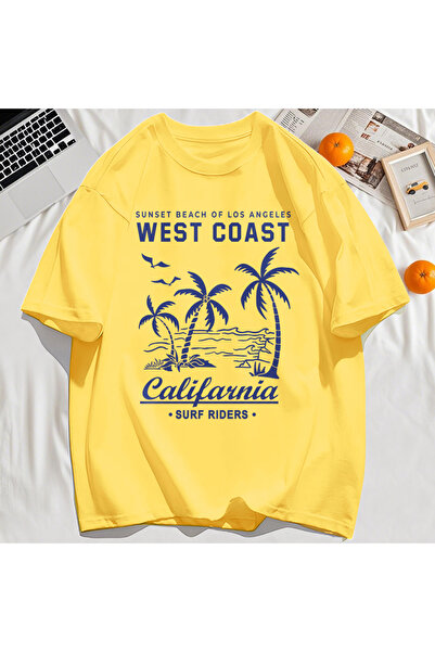 StartMore تي شيرت Y2k Vintage تي شيرت مطبوع عليه ساحل الغرب كاليفورنيا