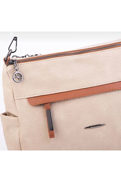 Nas Bag Vera Bag Nas Bag Multi-Compartment Soft and Lightweight Double Strap Shoulder and Crossbody Bag