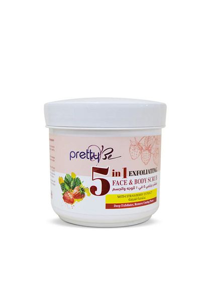 Pretty Pretty B 5 in 1 Strawberry Face & Body Scrub 550ml