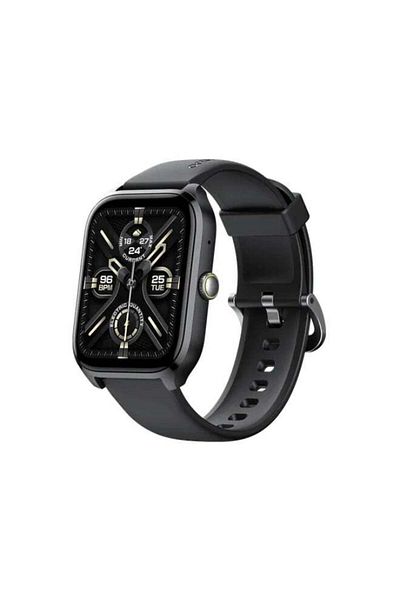oraimo Watch 5 Lite 2.01" HD IP68 OSW-804 With Black Silicone Strap Black