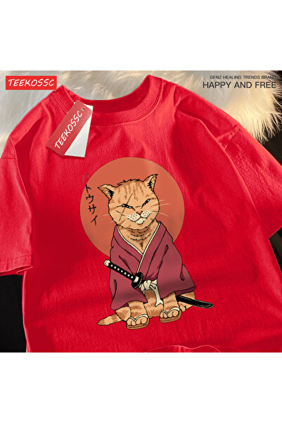 StartMore تي شيرت Y2k Vintage تي شيرت ياباني هاراجوكو ندبة القط