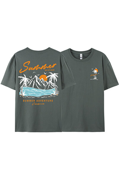 StartMore مجموعة Y2k Vintage T-shirt Tee Summer Again Adventure California