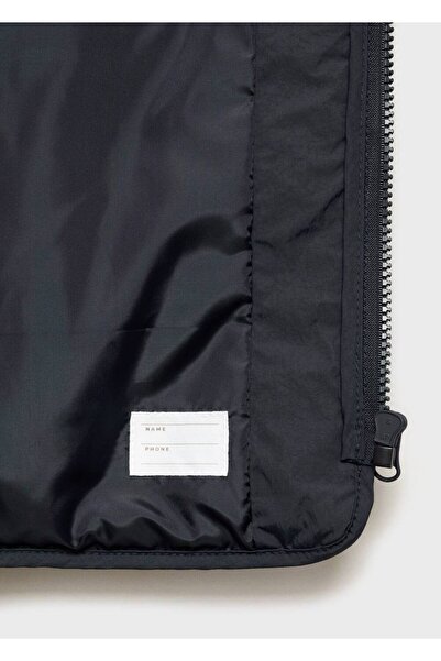 MANGO Kids Kapüşonlu kapitone anorak