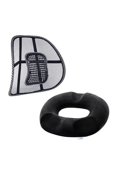 BETTER POSTURE Orthopedic hemorrhoid cushion, Pro seat cushion and Lite lumbar support for the chair package